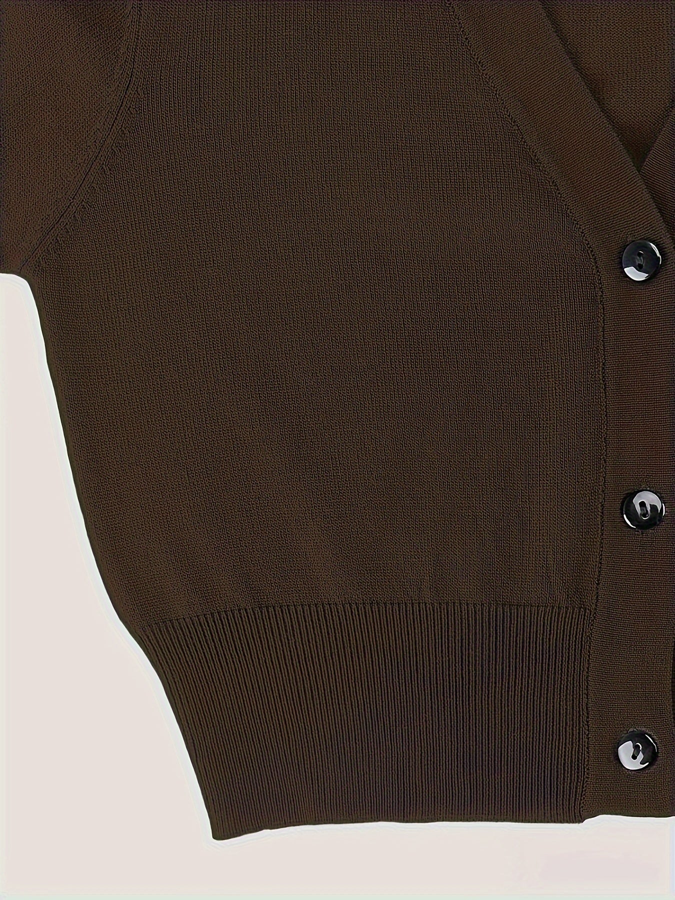 Cardigan boléro avec fermeture boutonnée