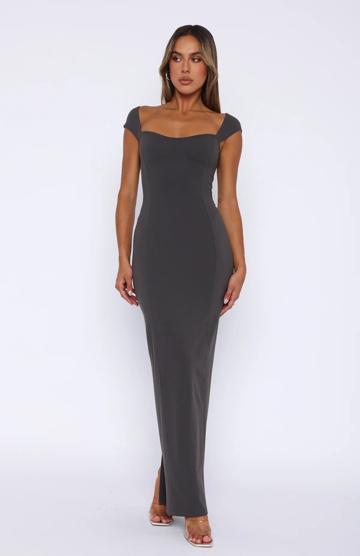Robe longue élégante en queue de poisson