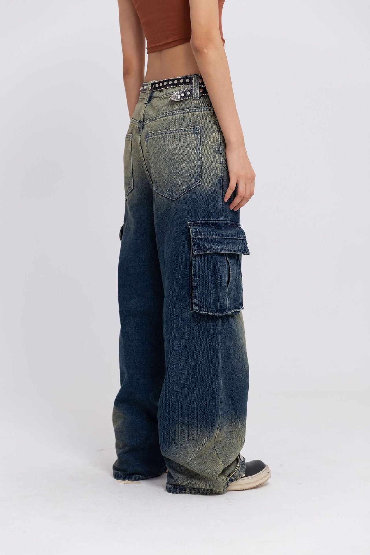 Jean bleu mixte