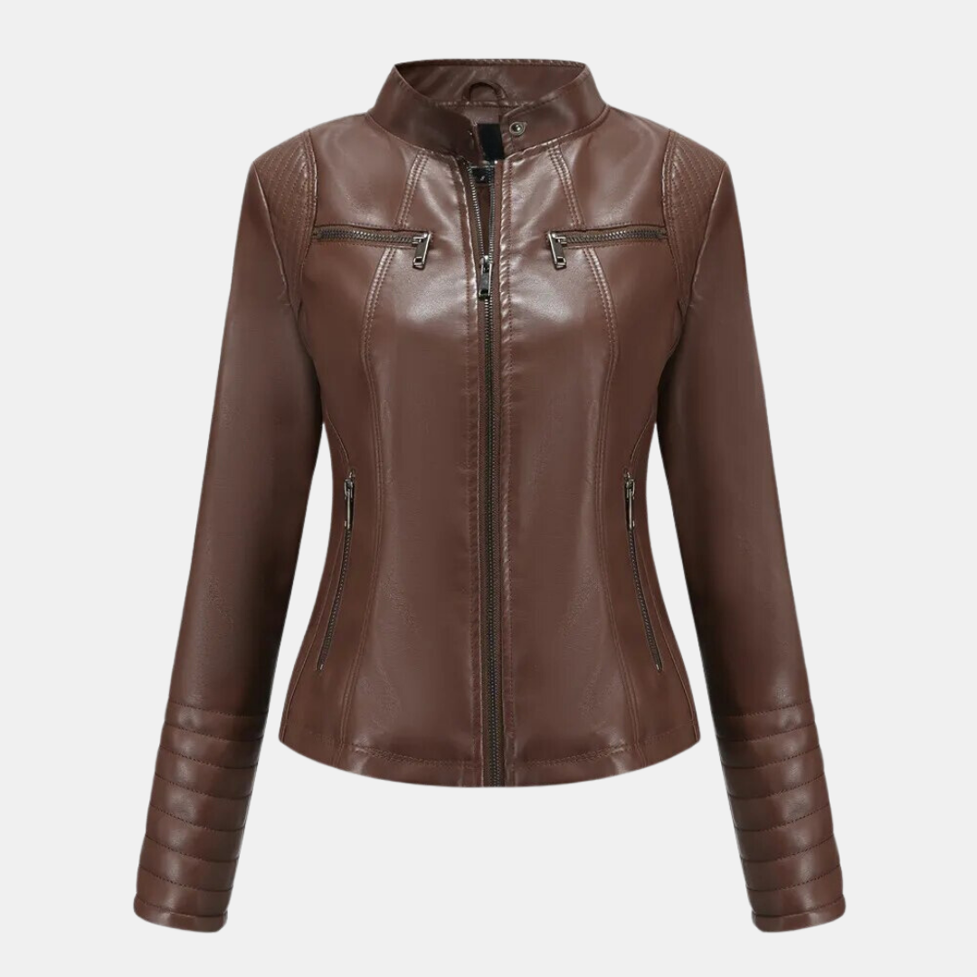 Veste pour femme en simili cuir