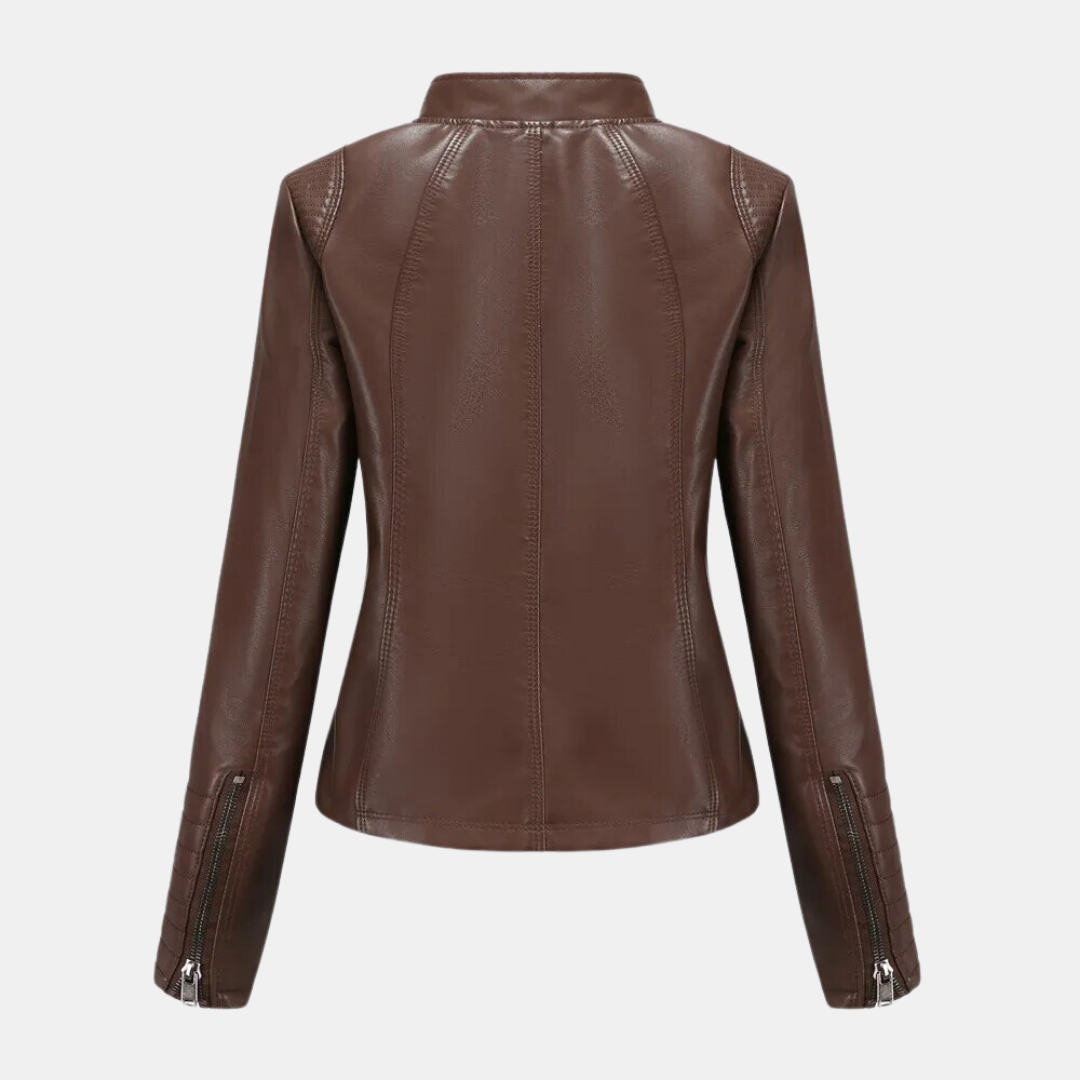 Veste pour femme en simili cuir