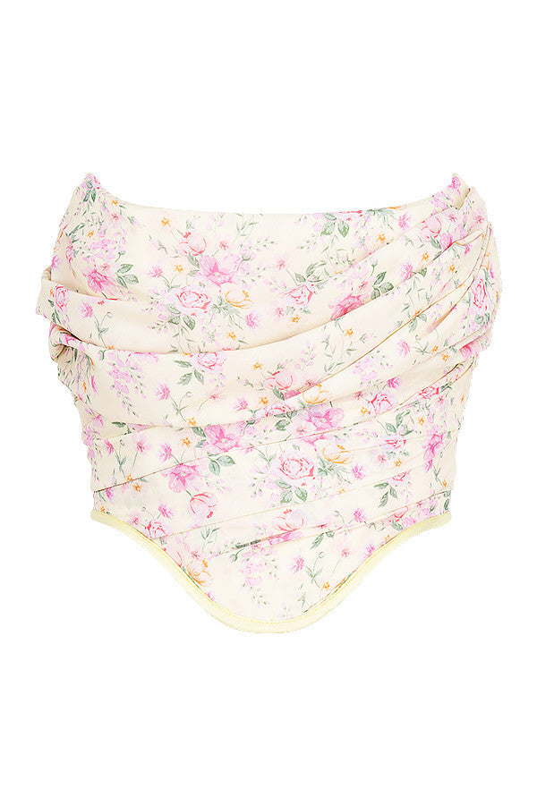 Corset à fleurs de citronnier
