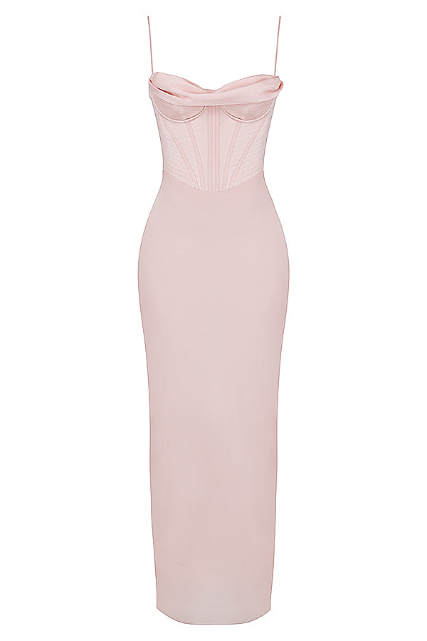 Robe longue corset élégante