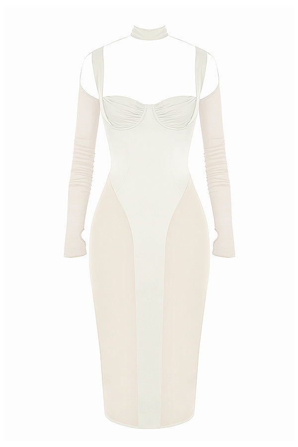 Corset jurk midi