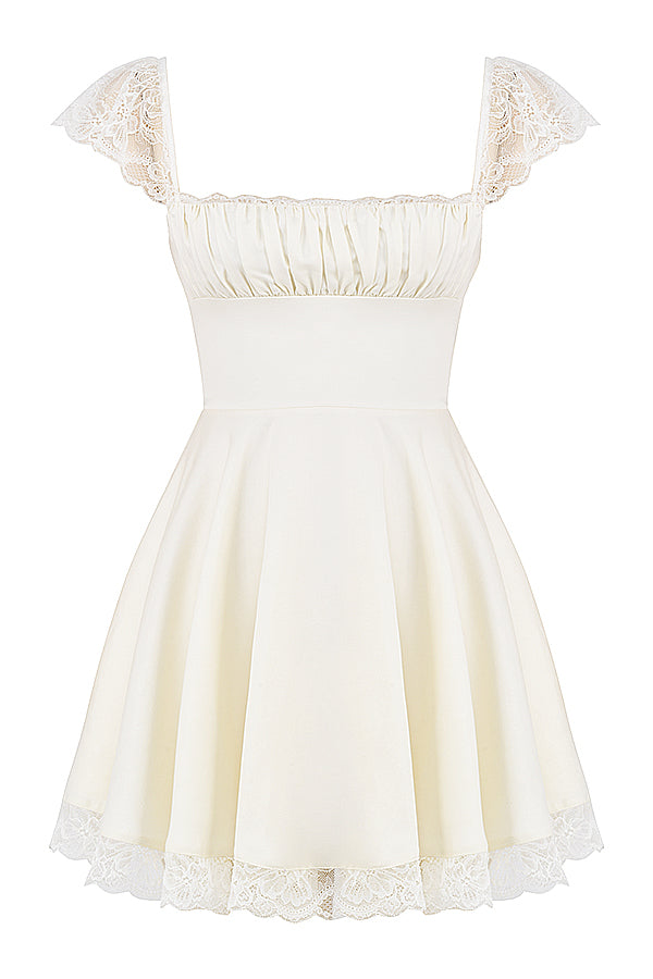 Robe courte trapàze