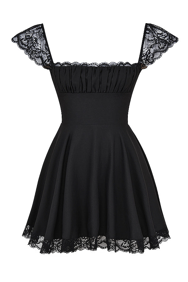 Robe courte trapàze