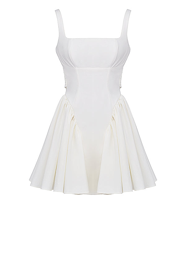 Mini-robe avec nàud