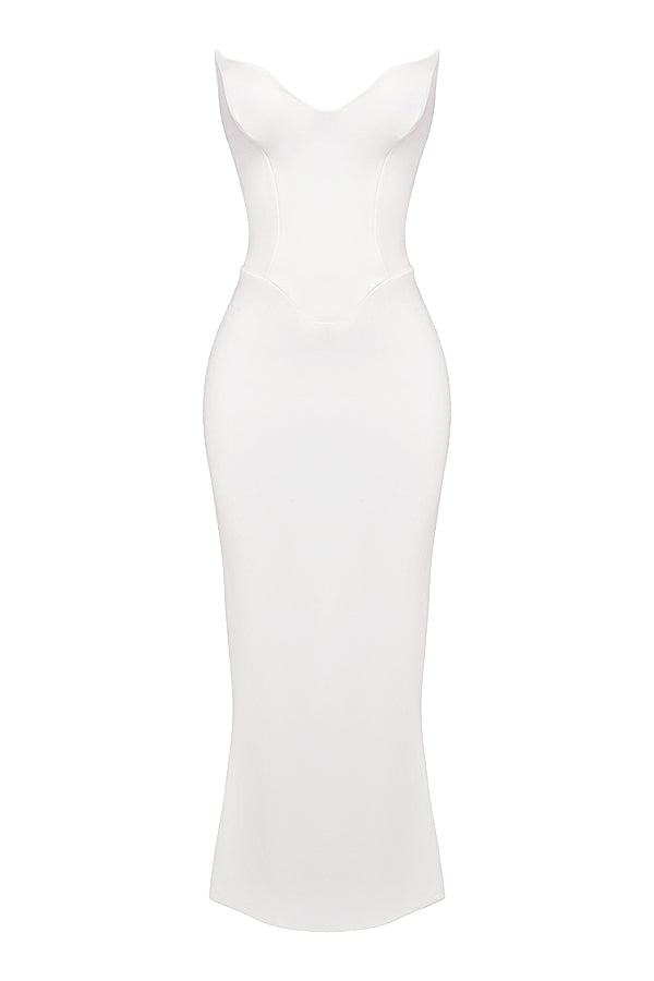 Robe corset sans bretelles