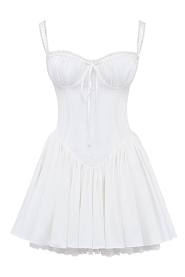 Mini-robe corset