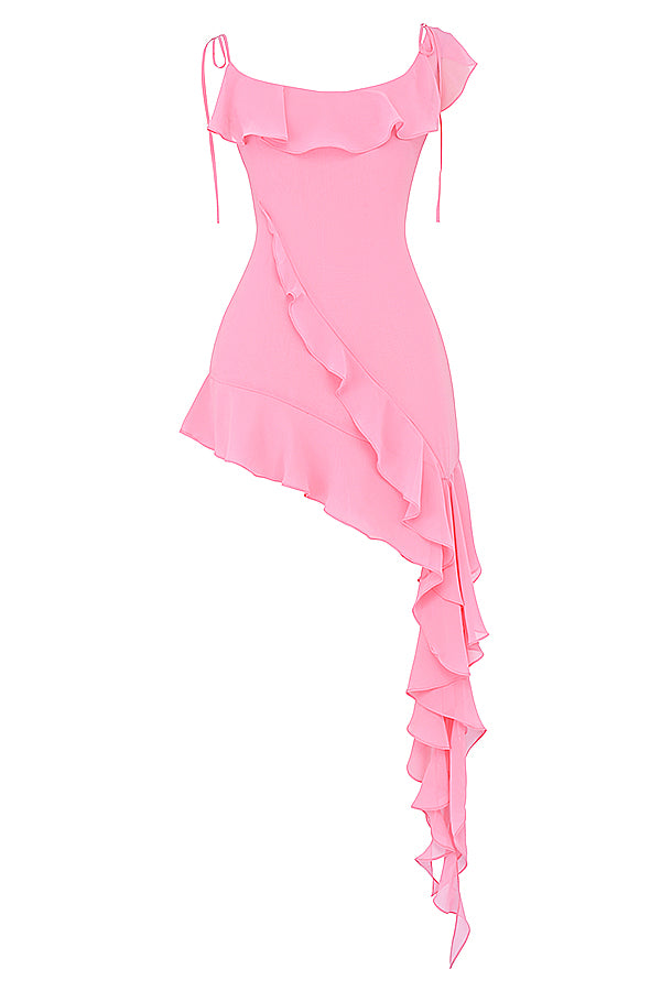 Mini-robe à volants