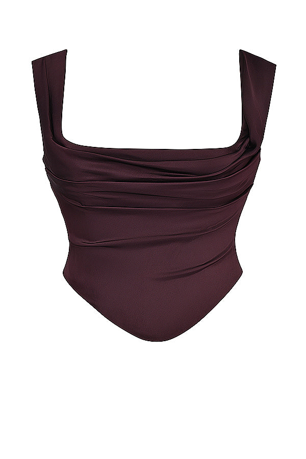 Ensemble corset riche et jupe longue