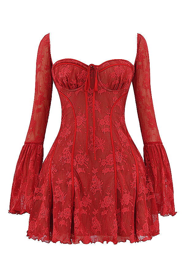 Robe corset Kanten