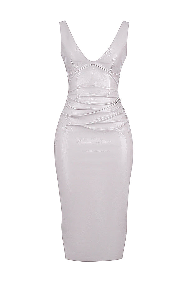 Robe midi en vinyle de Violet Ice