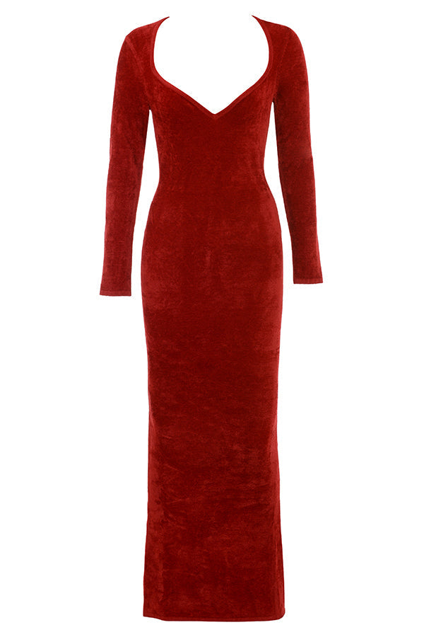 Jolie robe de Scarlett chenille