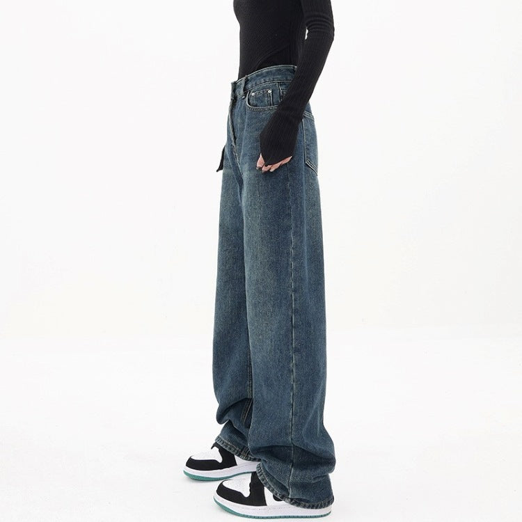 Droits jeans décontractés amples