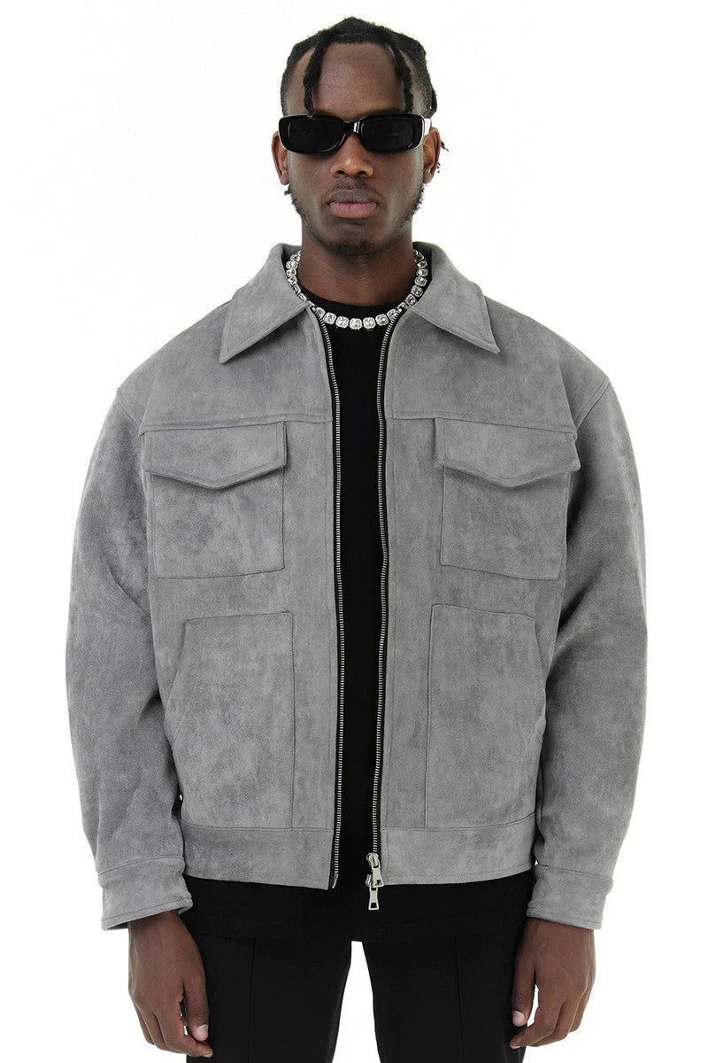 Veste en simili cuir
