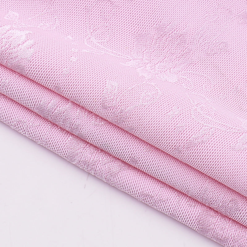 Mini-robe rose fendue creuse