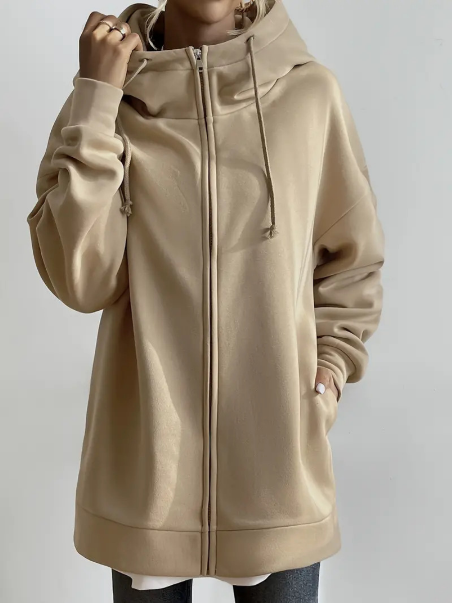 long sweat à capuche