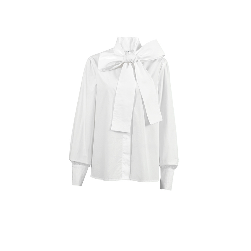 Chemise blanche avec noeud