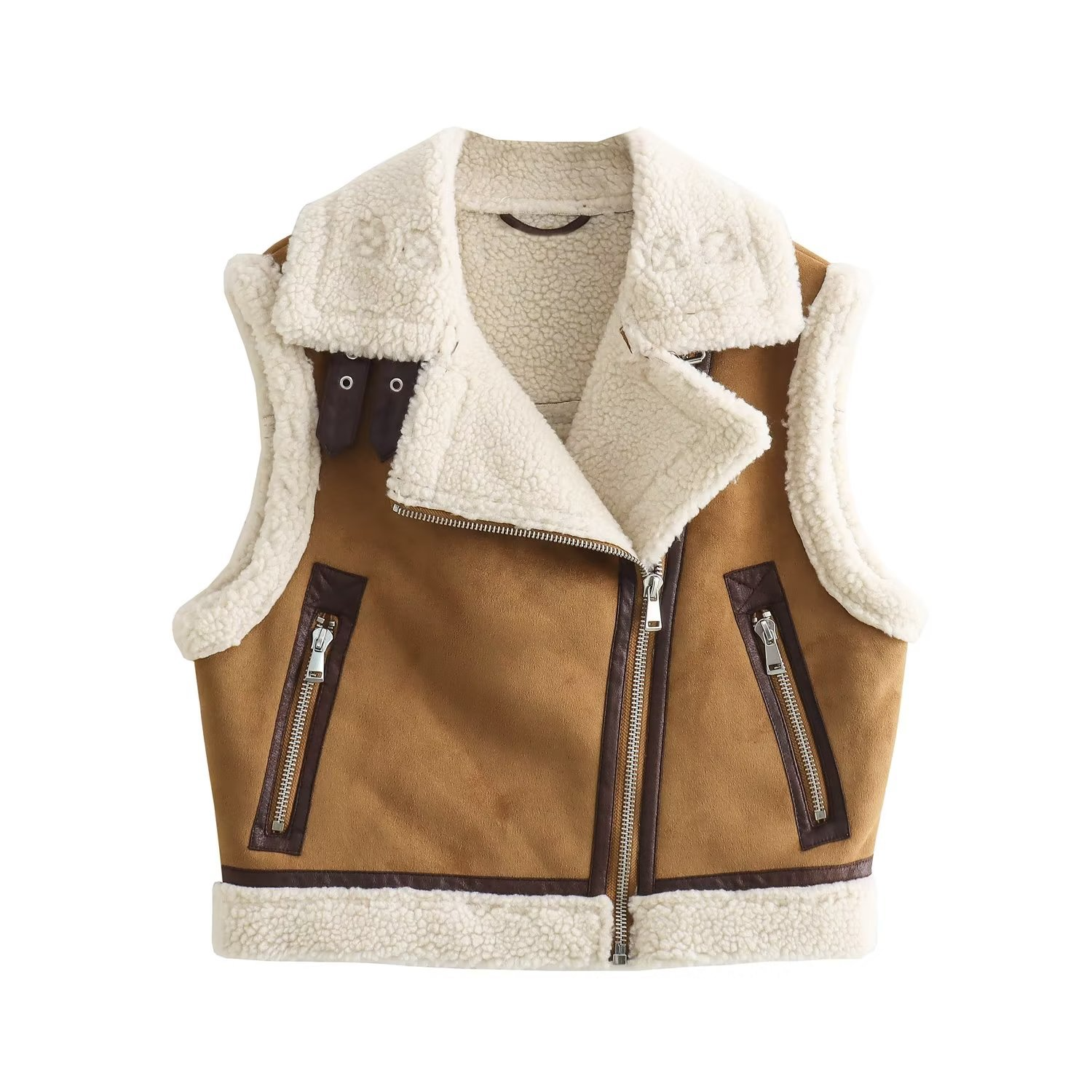 Veste gilet avec fourrure