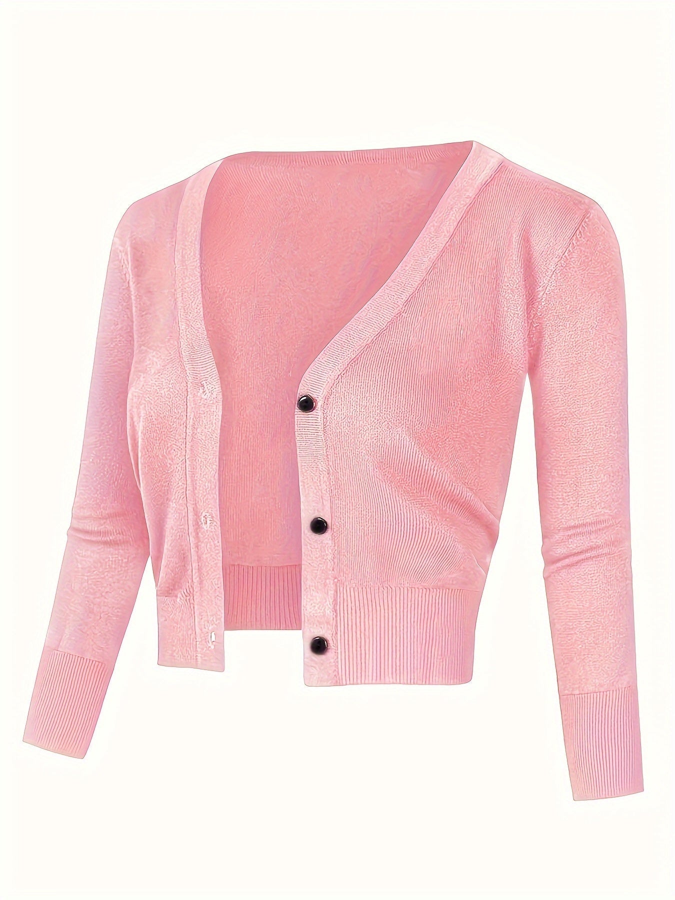 Cardigan boléro avec fermeture boutonnée