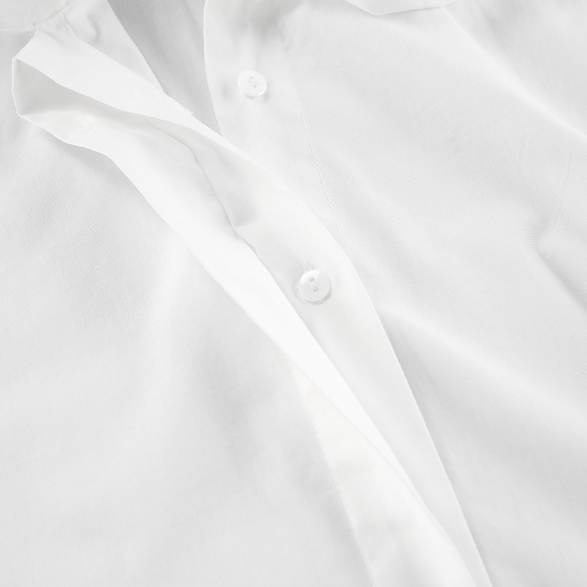 Chemise blanche avec noeud