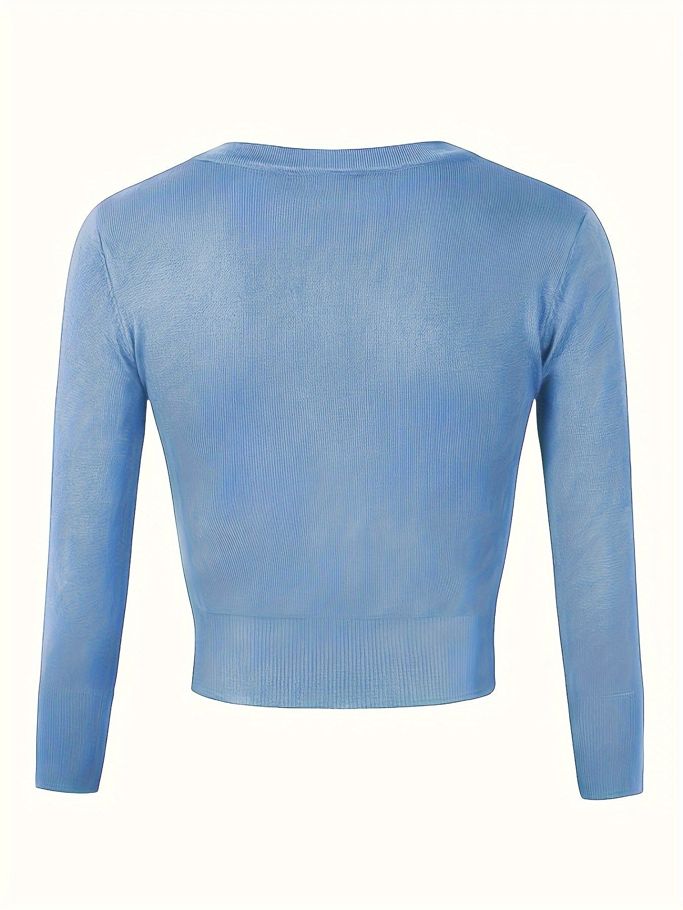 Cardigan boléro avec fermeture boutonnée