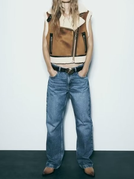 Veste gilet avec fourrure