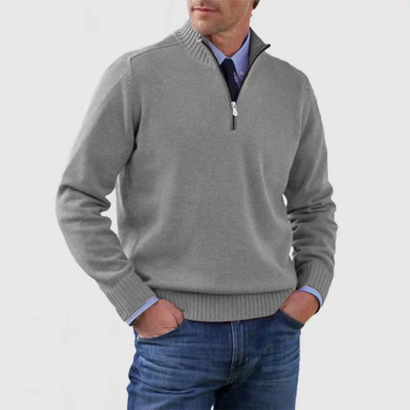 Pull demi-zip pour homme