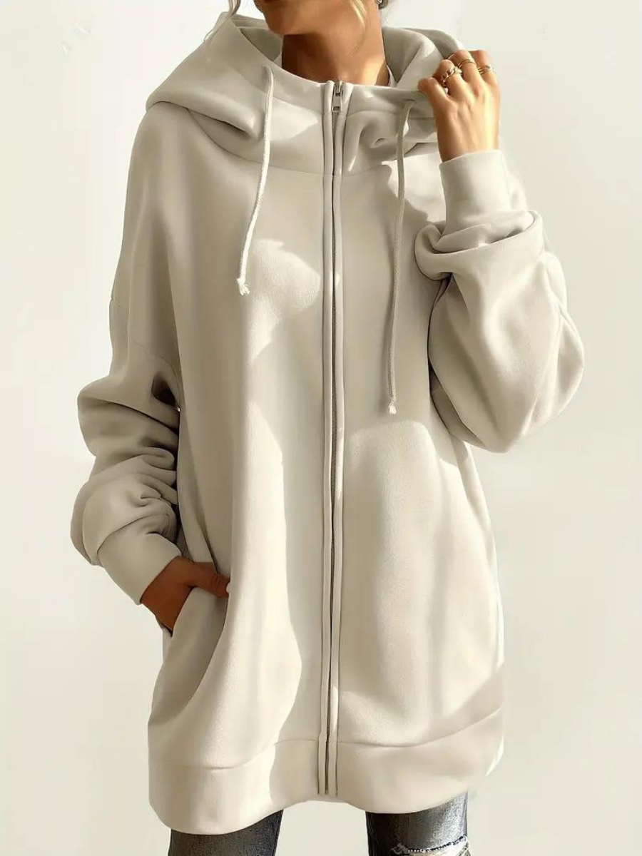 long sweat à capuche
