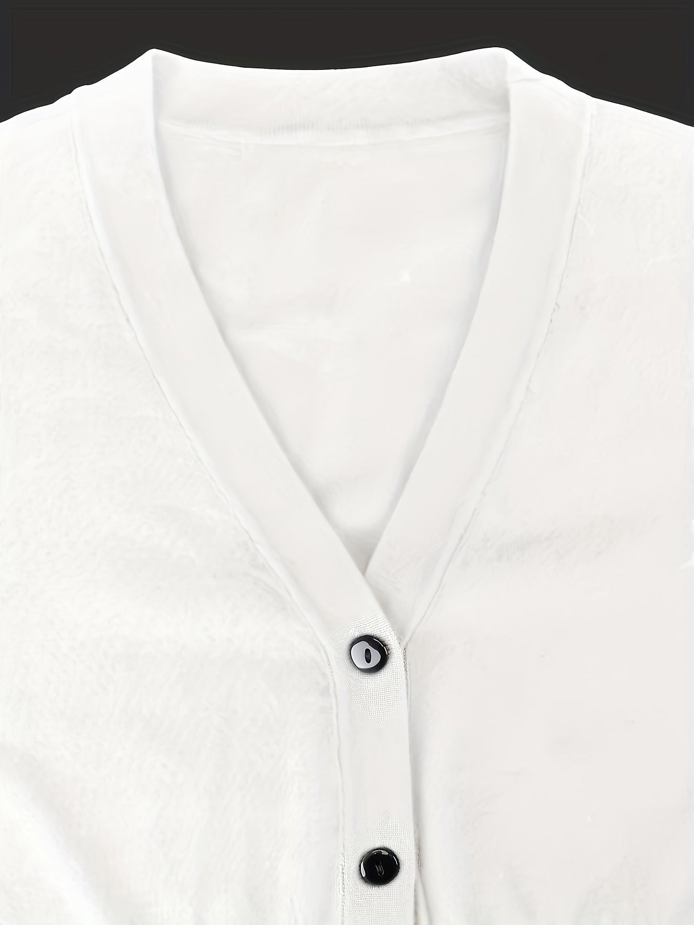 Cardigan boléro avec fermeture boutonnée