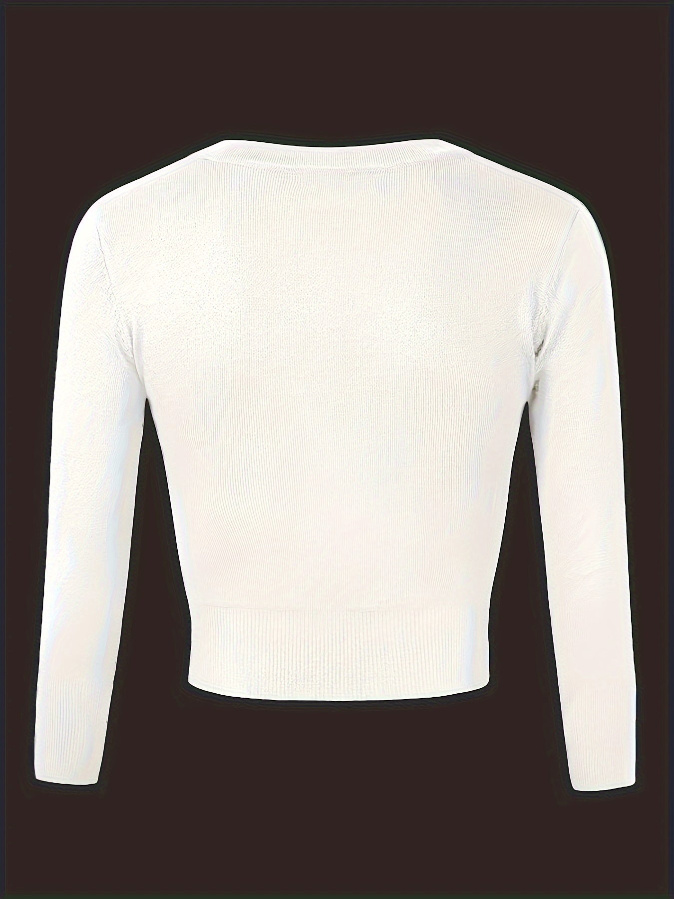 Cardigan boléro avec fermeture boutonnée