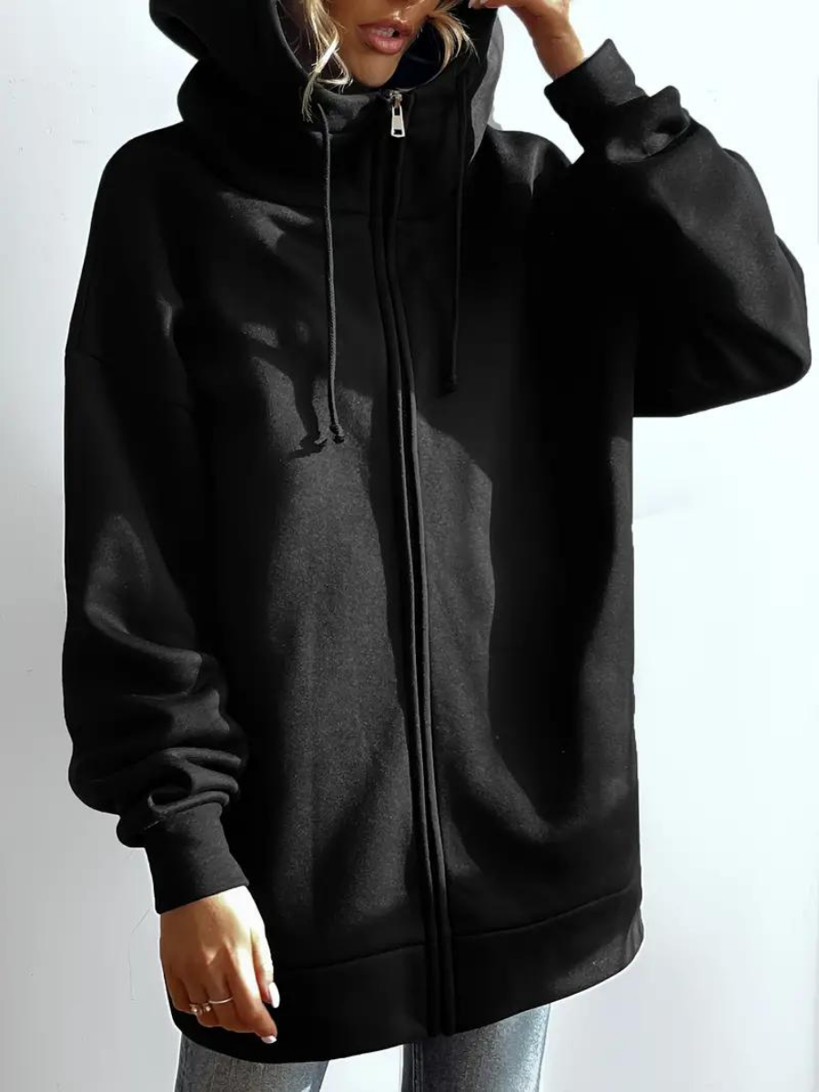 long sweat à capuche