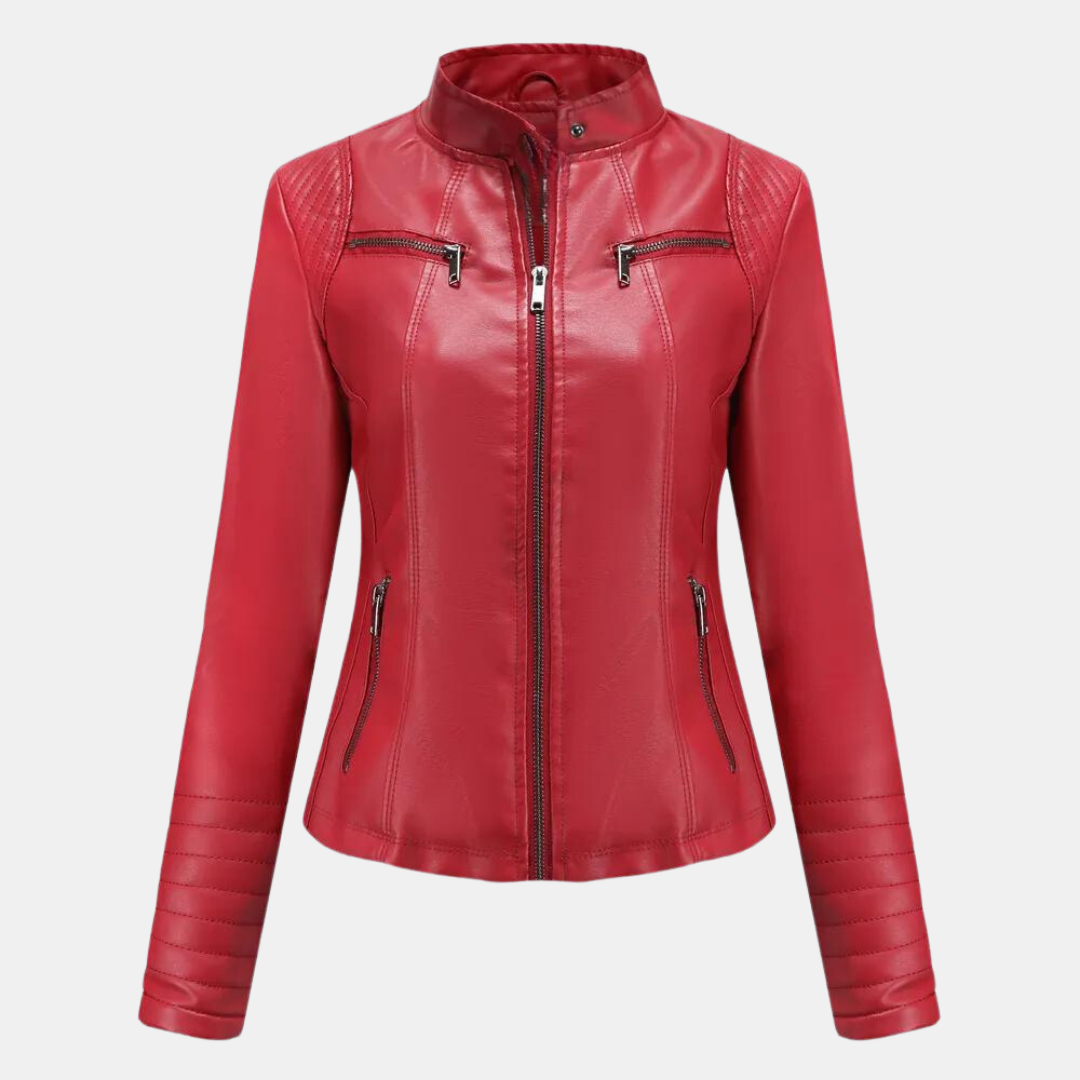 Veste pour femme en simili cuir
