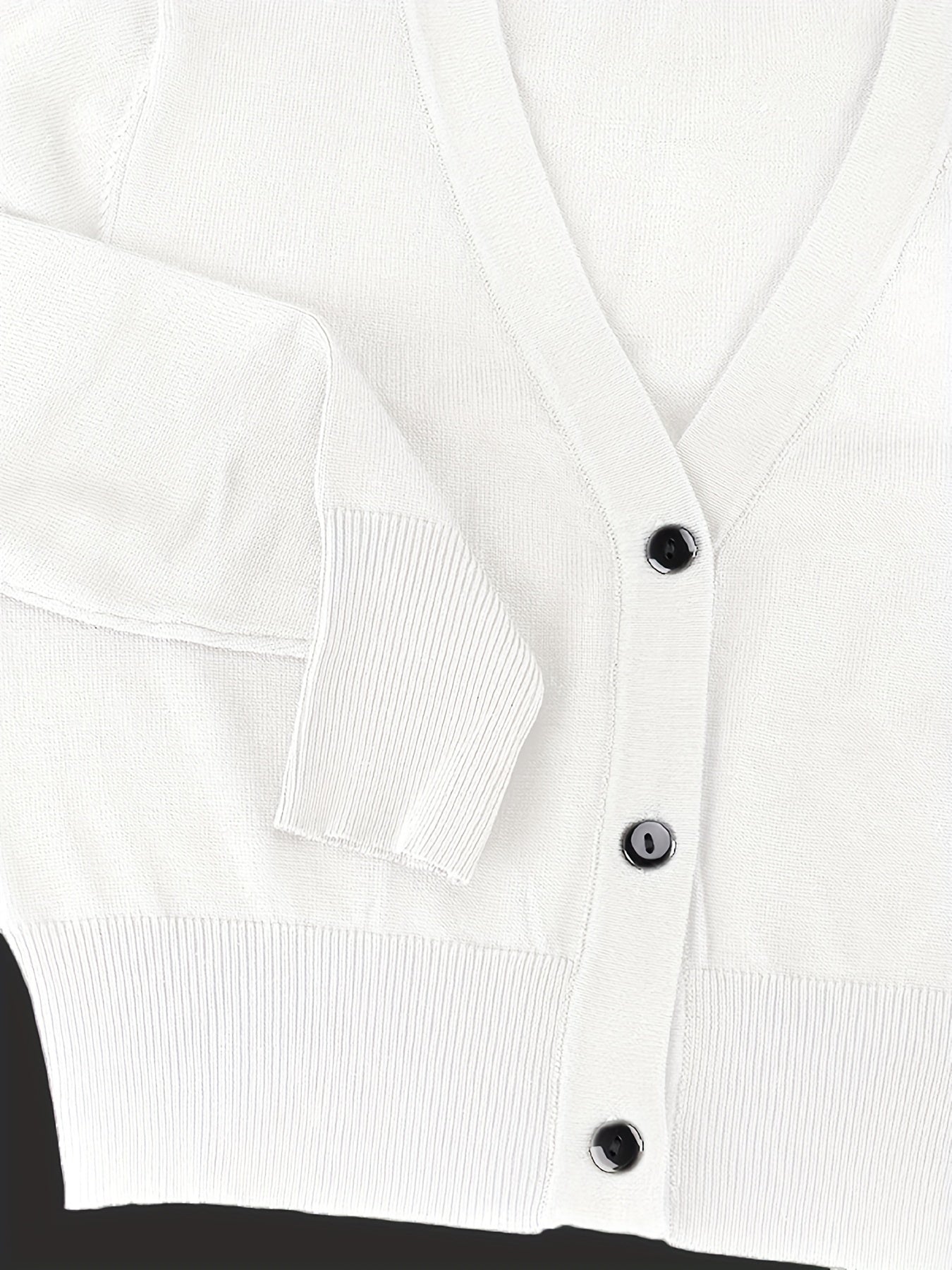 Cardigan boléro avec fermeture boutonnée
