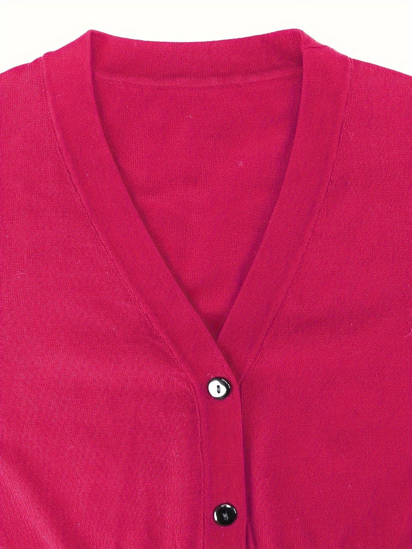 Cardigan boléro avec fermeture boutonnée