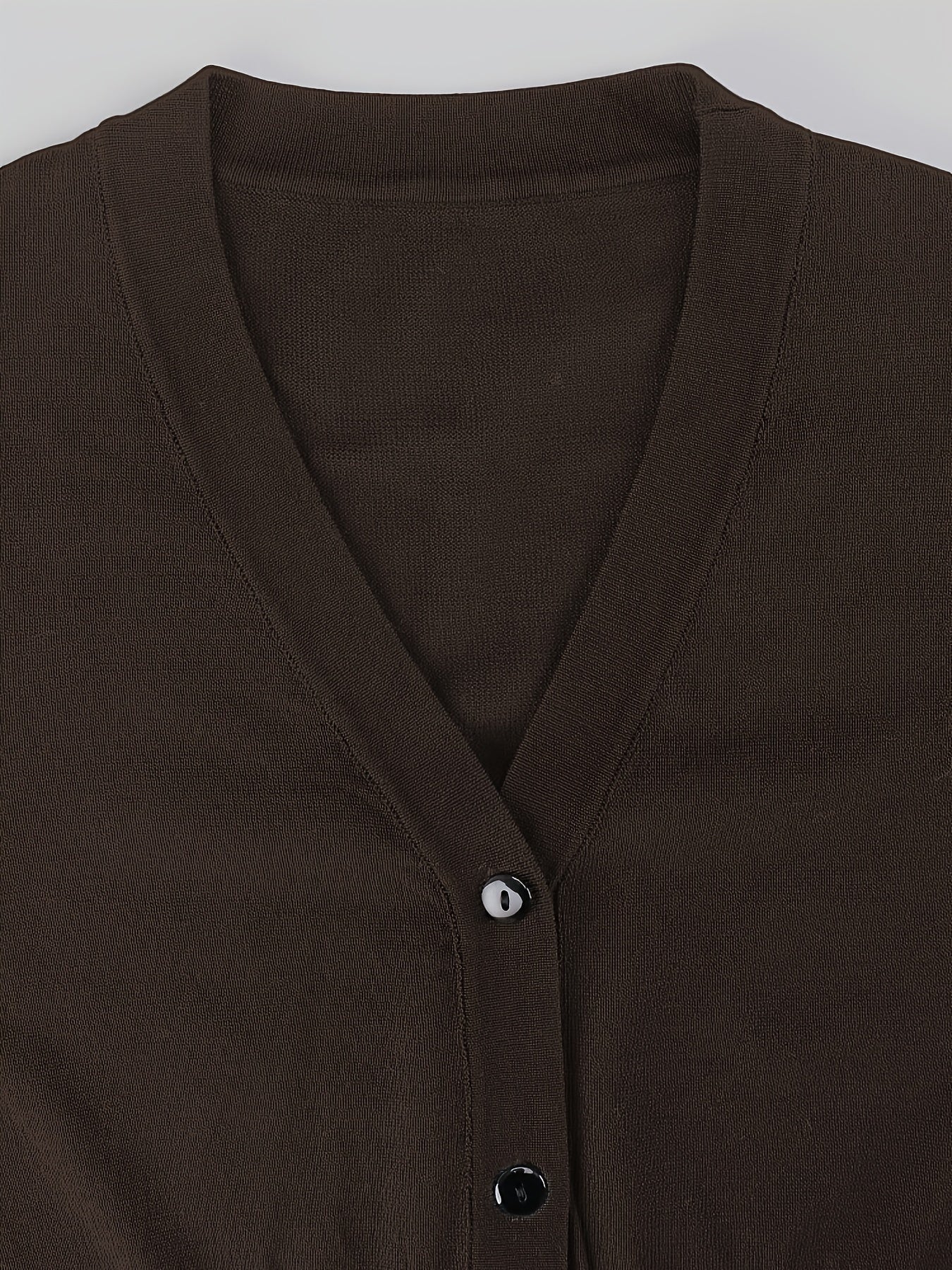 Cardigan boléro avec fermeture boutonnée