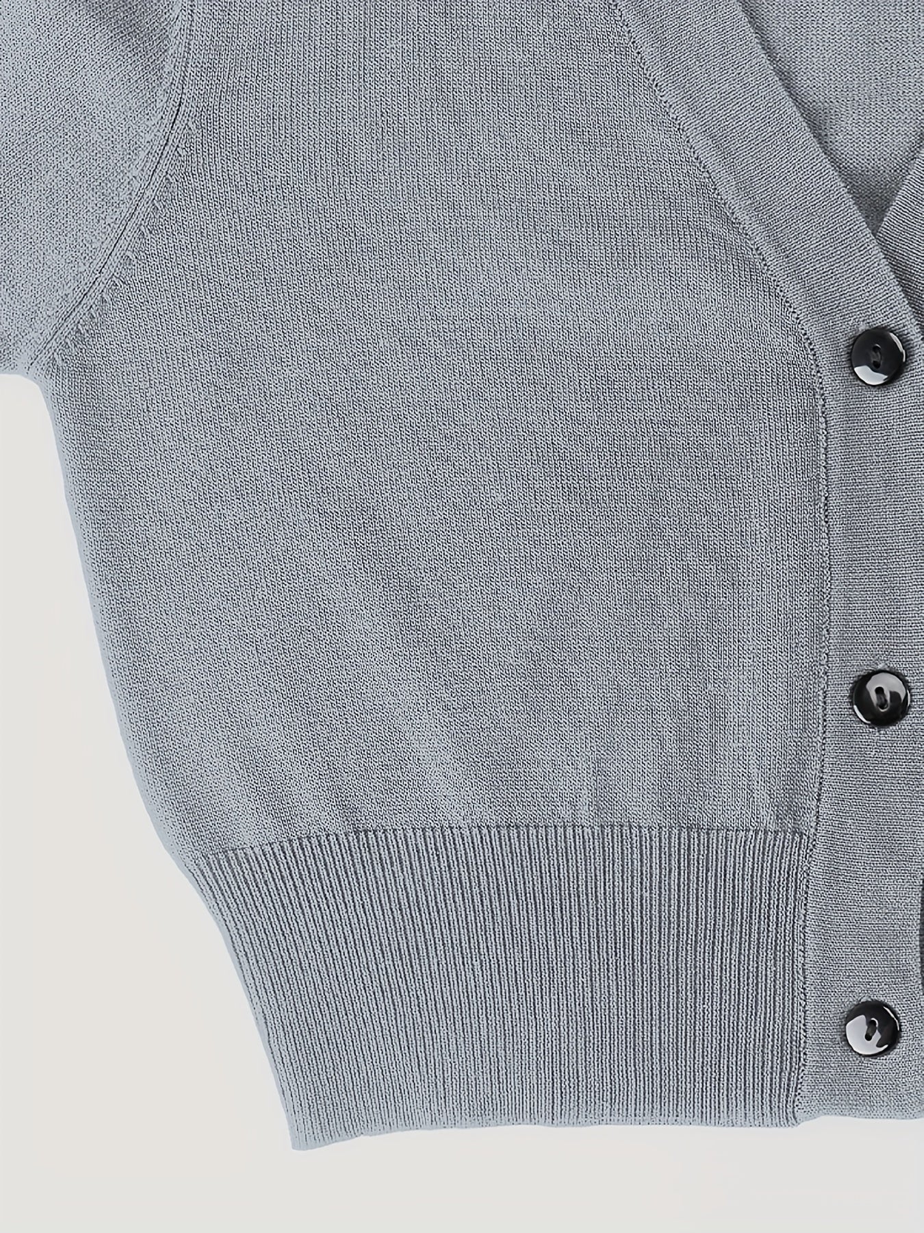 Cardigan boléro avec fermeture boutonnée