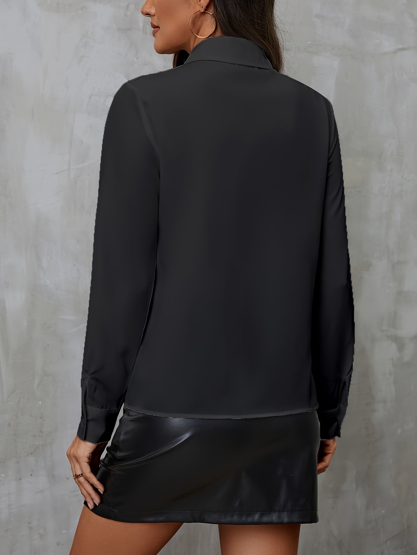 Chemise simple à volants
