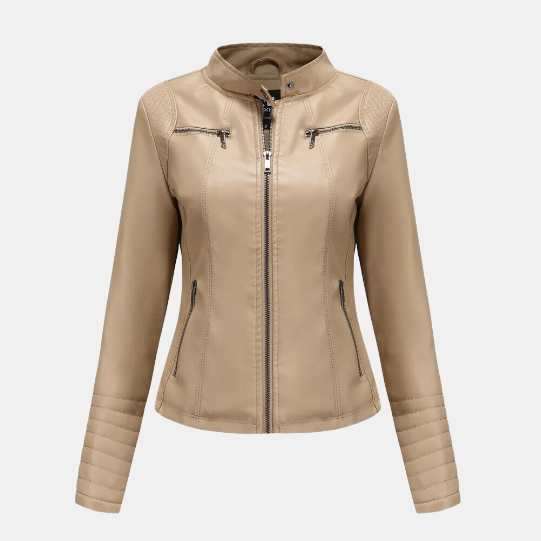 Veste pour femme en simili cuir