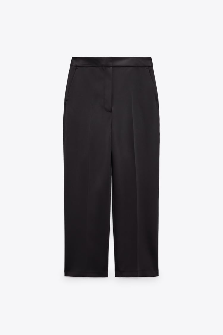 Tailleur pantalon et haut corset taille haute classique