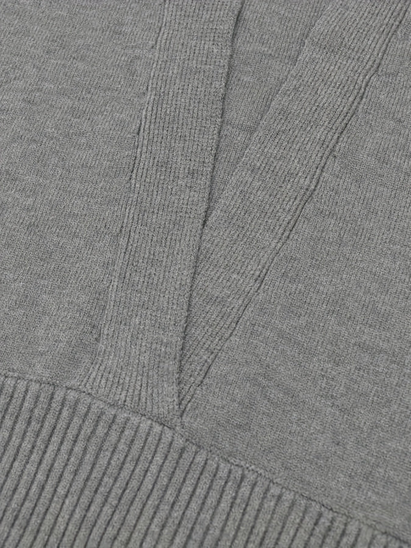 Pull polyvalent en tricot côtelé pour femme