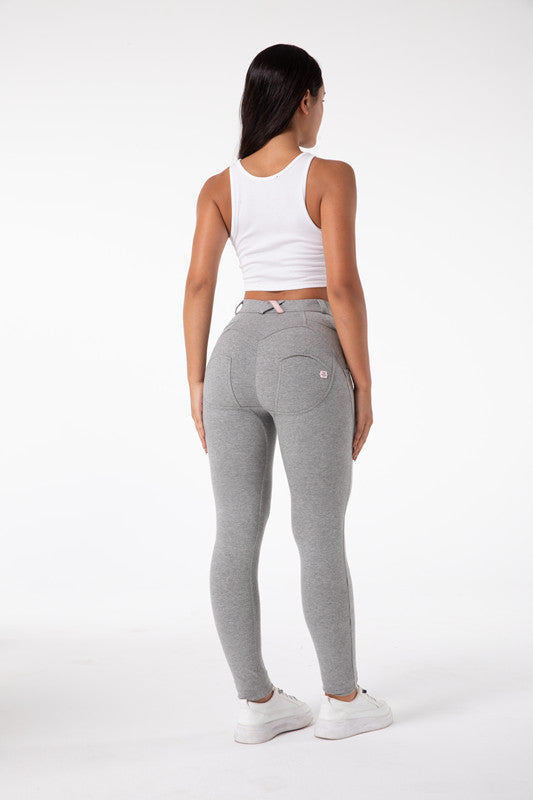 Legging moulant taille haute gris clair