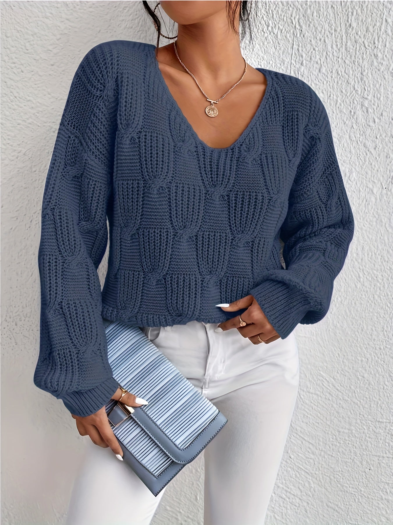Pull à col-V
