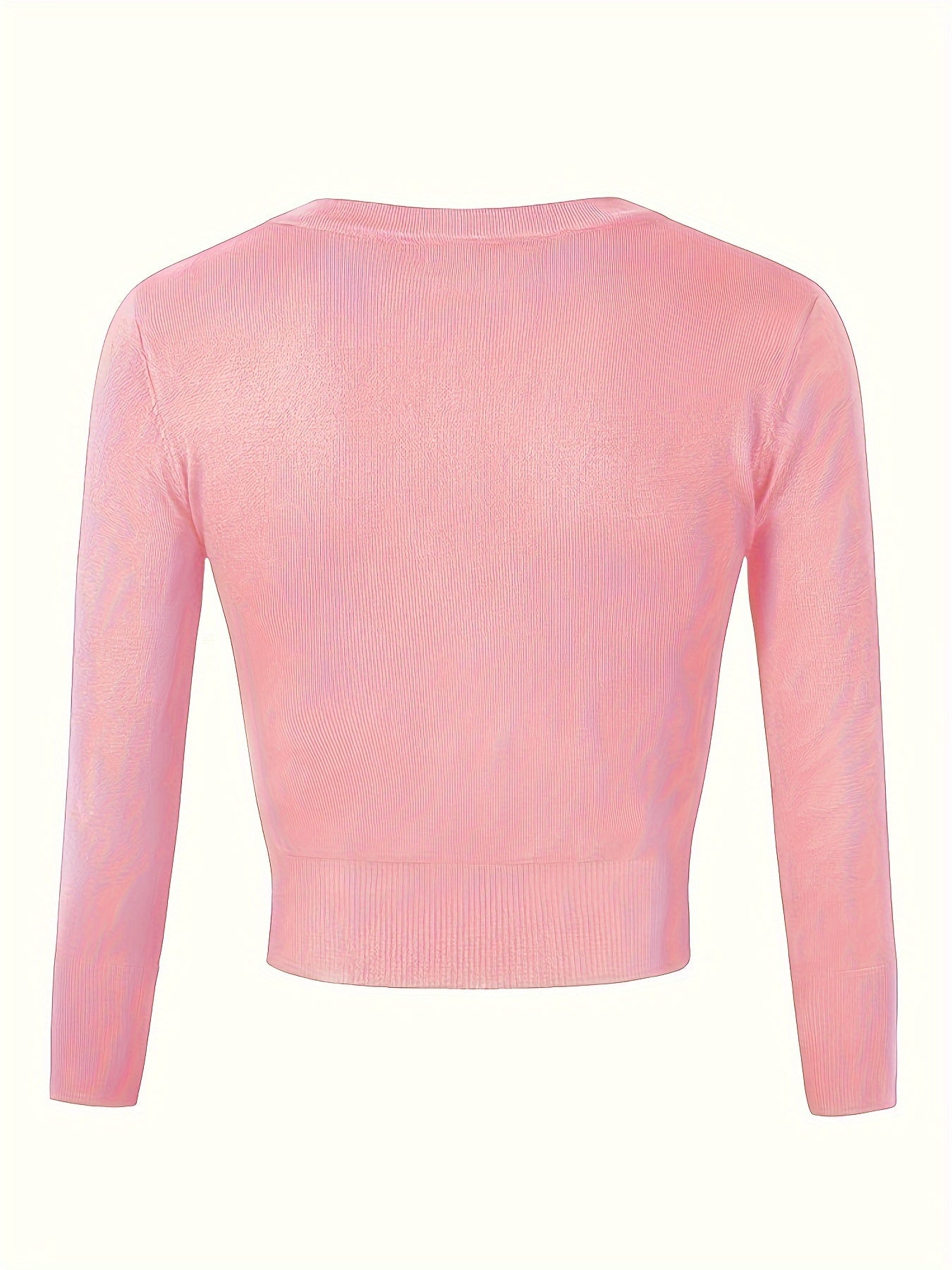 Cardigan boléro avec fermeture boutonnée