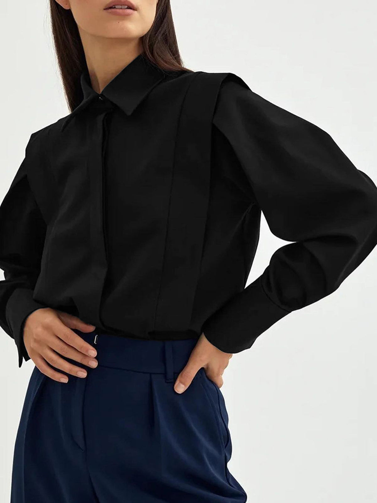 chemise d'affaires classique pour femme