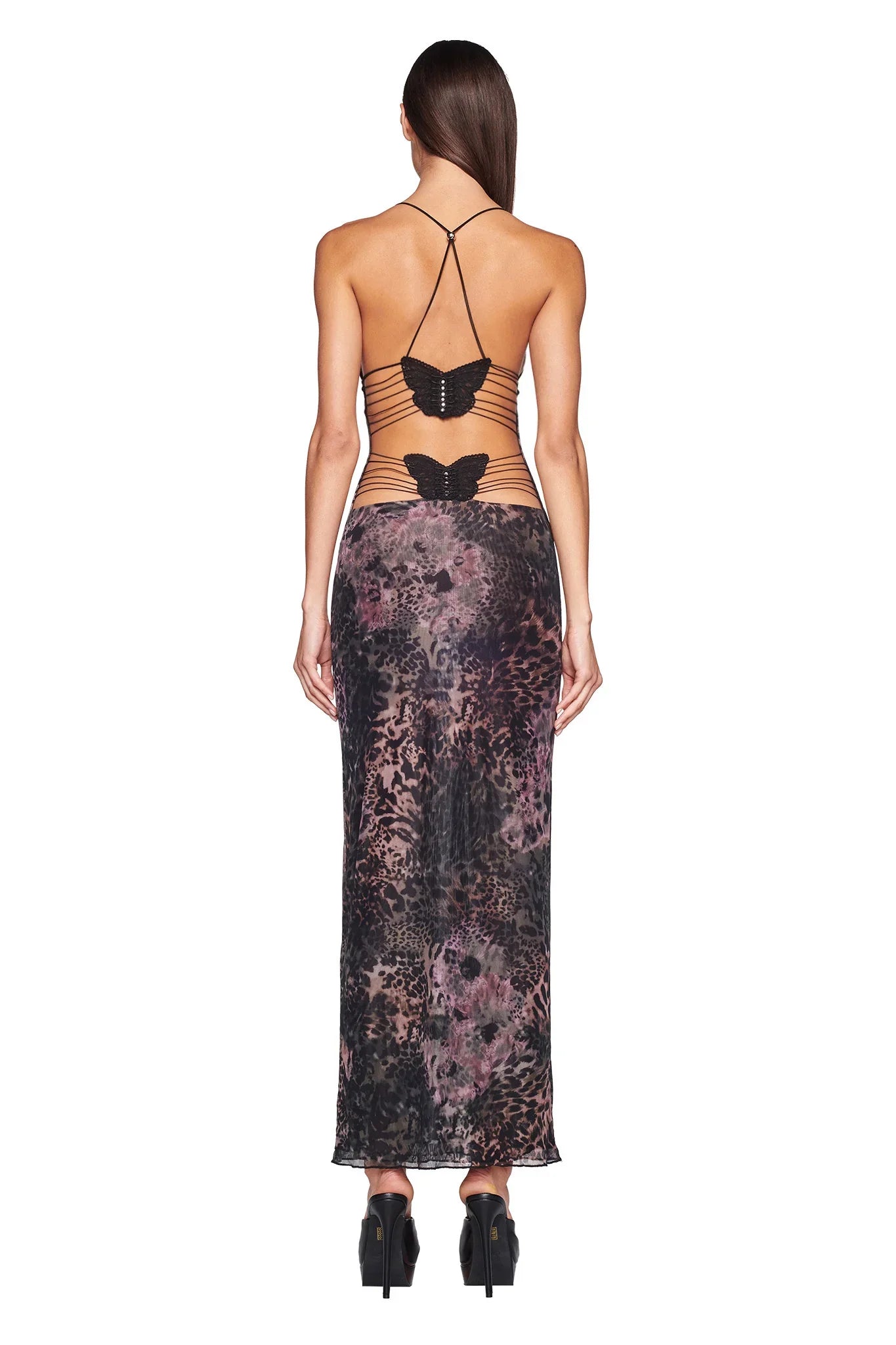 Robe avec dos papillon