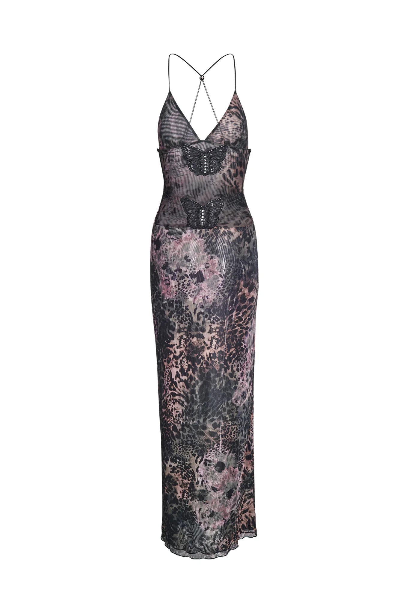 Robe avec dos papillon