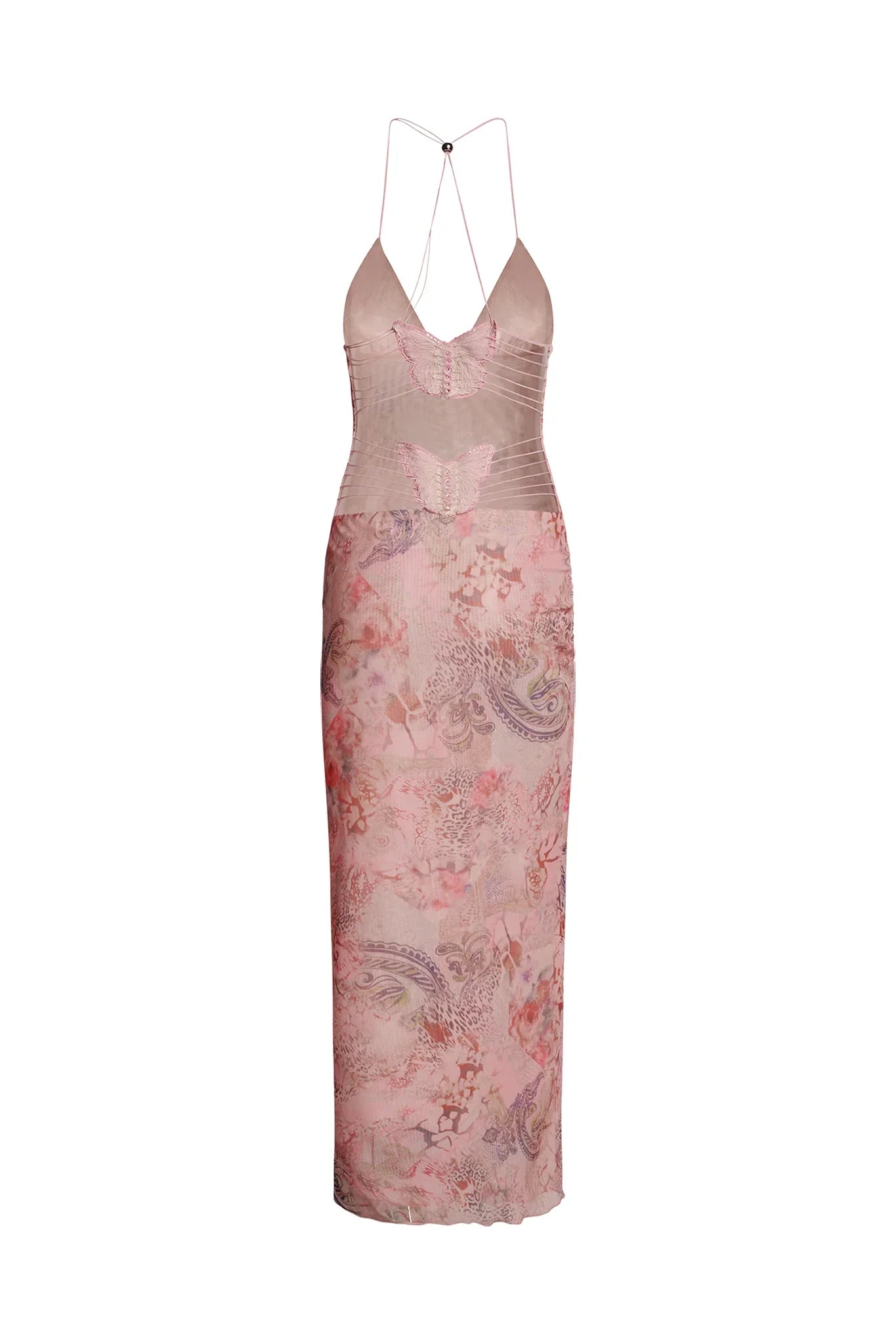 Robe avec dos papillon