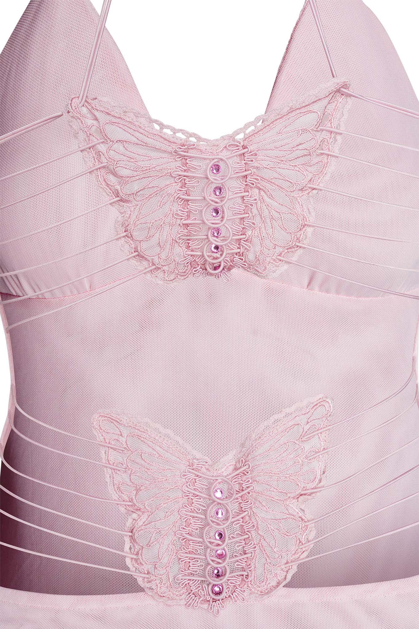 Robe avec dos papillon